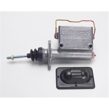 Captain Cold 0.87 In. Compact Brake Master Cylinder, Silver CA356514